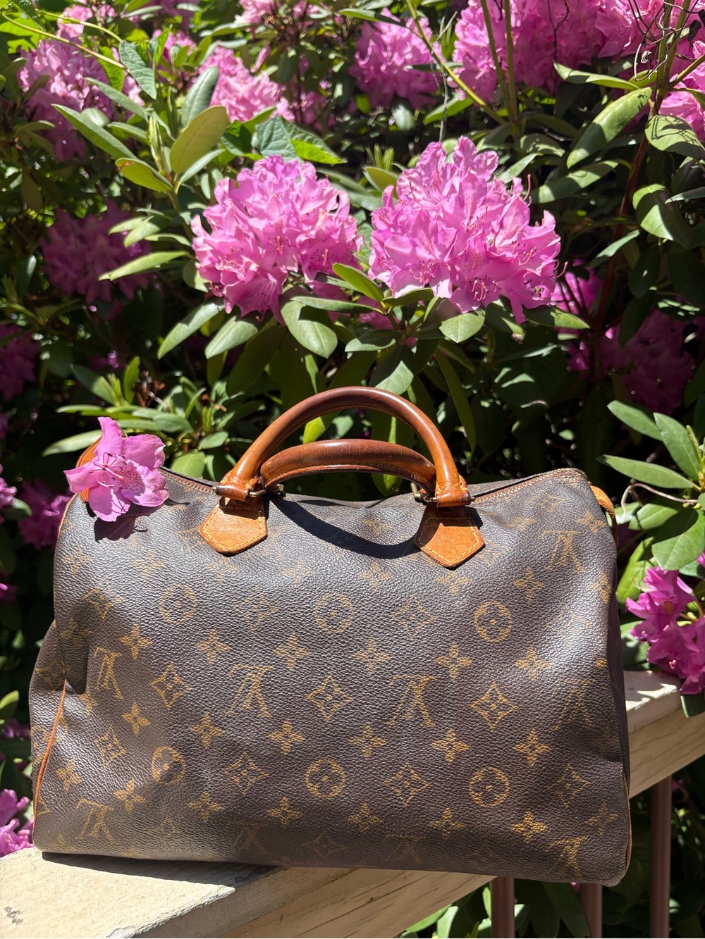Louis Vuitton Monogram Satchel Handbag - Picture 6 of 9